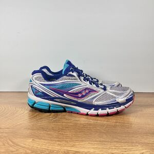 Saucony ProGrid Guide 5 Silver Purple Running Sneakers Women's Size US 9.5